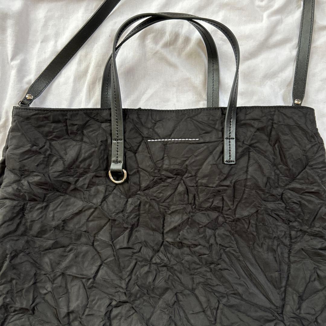 かー　MM6 Maison Margiela ブラックトートバッグ