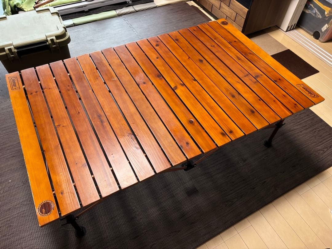 コールマン　ナチュラルウッドロールテーブルクラシック/110 40周年限定