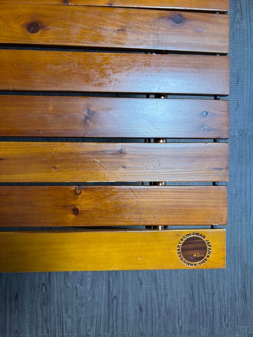 コールマン　ナチュラルウッドロールテーブルクラシック/110 40周年限定