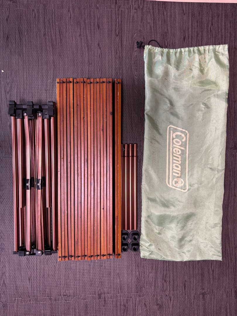 コールマン　ナチュラルウッドロールテーブルクラシック/110 40周年限定