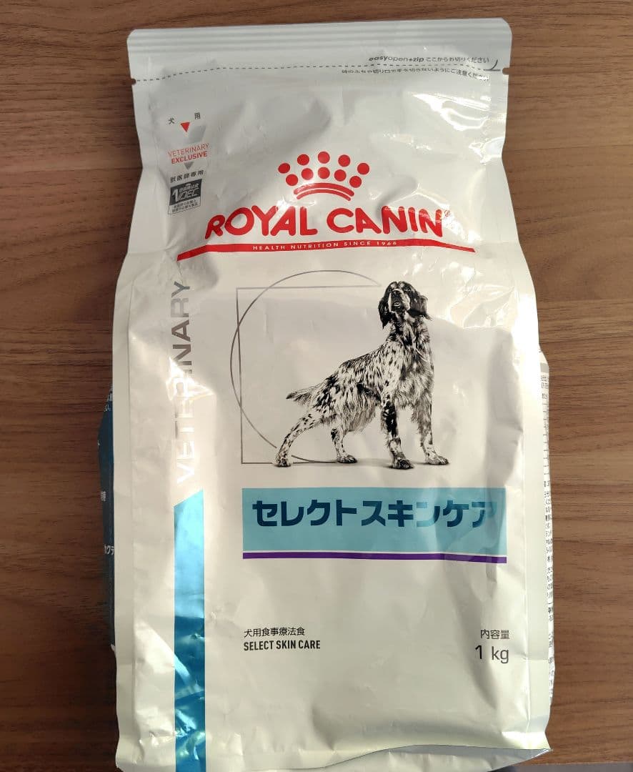 ロイヤルカナン　セレクトスキンケア　犬用食事療法食　１kg✕４袋