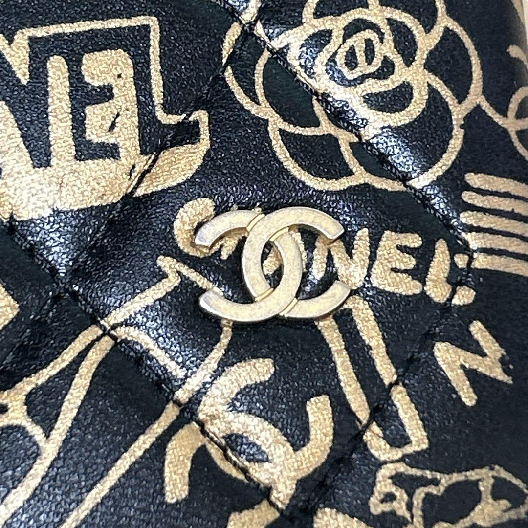 CHANEL マトラッセ カメリア カーフスキン iPhoneX 携帯ケース