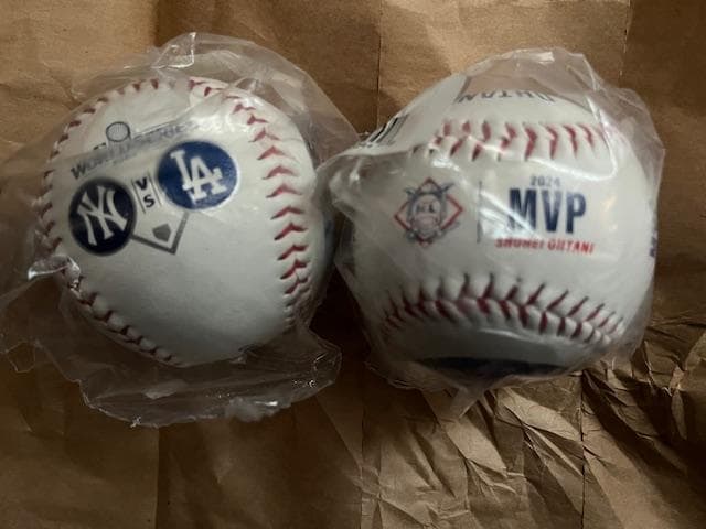 東京開幕記念WS24対戦記念＆大翔平NL・MV賞記念ローリングスBALL2個組