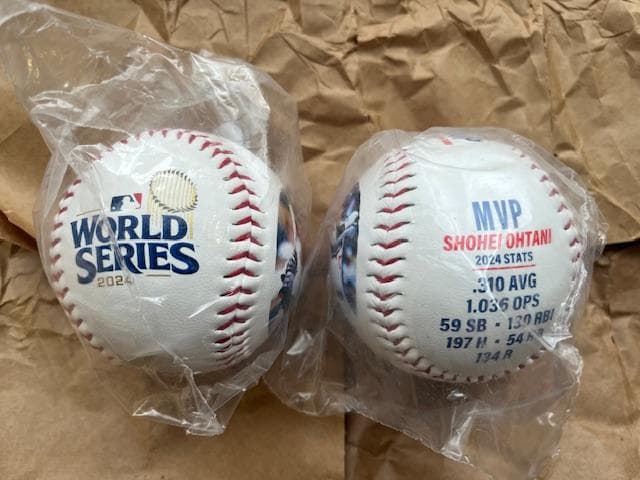 東京開幕記念WS24対戦記念＆大翔平NL・MV賞記念ローリングスBALL2個組