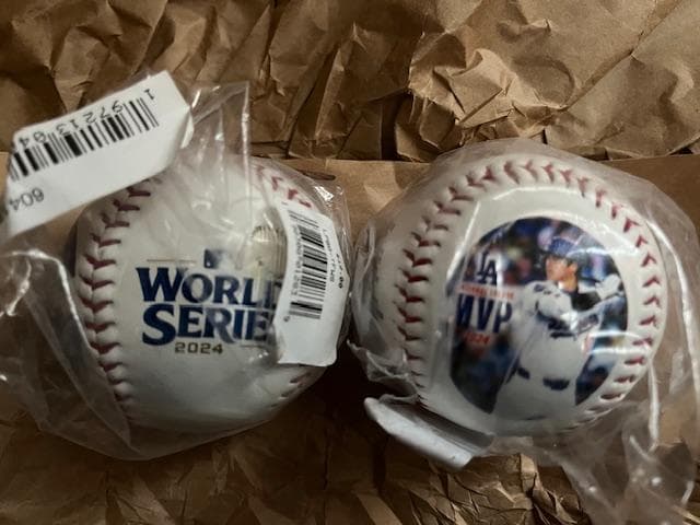 東京開幕記念WS24対戦記念＆大翔平NL・MV賞記念ローリングスBALL2個組