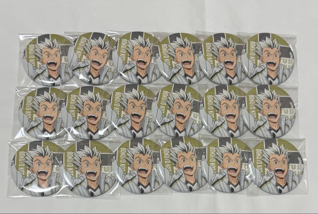 ハイキュー 木兎光太郎 10周年記念展 缶バッジ