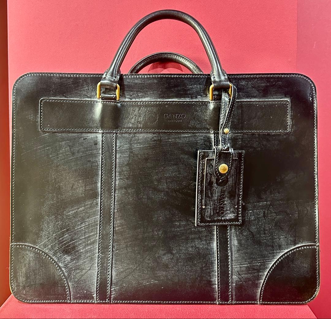 GANZO ブリーフケース 東京青山本店にて購入 長期保管品