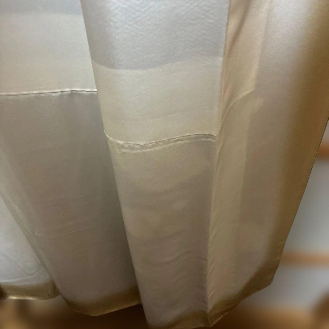 訪問着、高級、上品な柄に絞り、グレーネイビー 幾何学模様 地柄、新品、美品、正絹