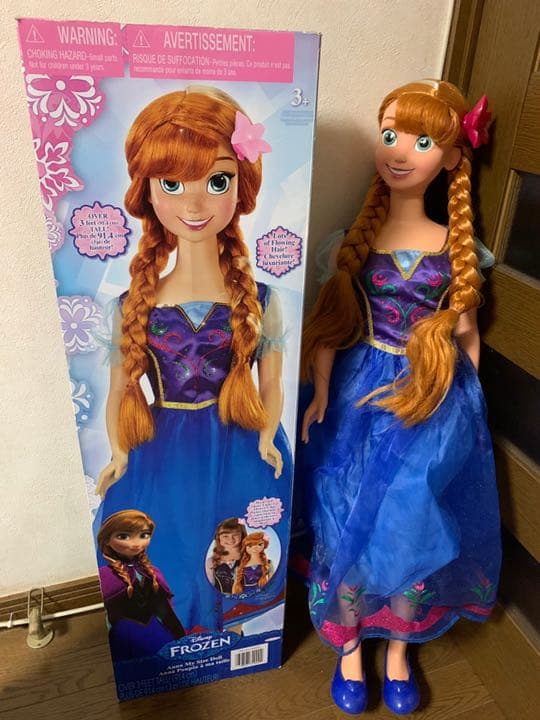 ディズニー　アナ雪　フローズン　ANNA MY SIZE DOLL
