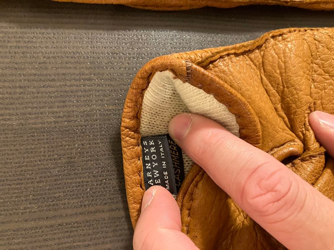 バーニーズニューヨーク別注　restelli ペッカリー　グローブ　手袋