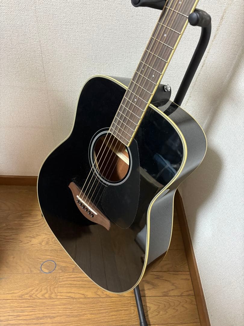 YAMAHA アコースティックギター ブラック FG820BL ケース込み