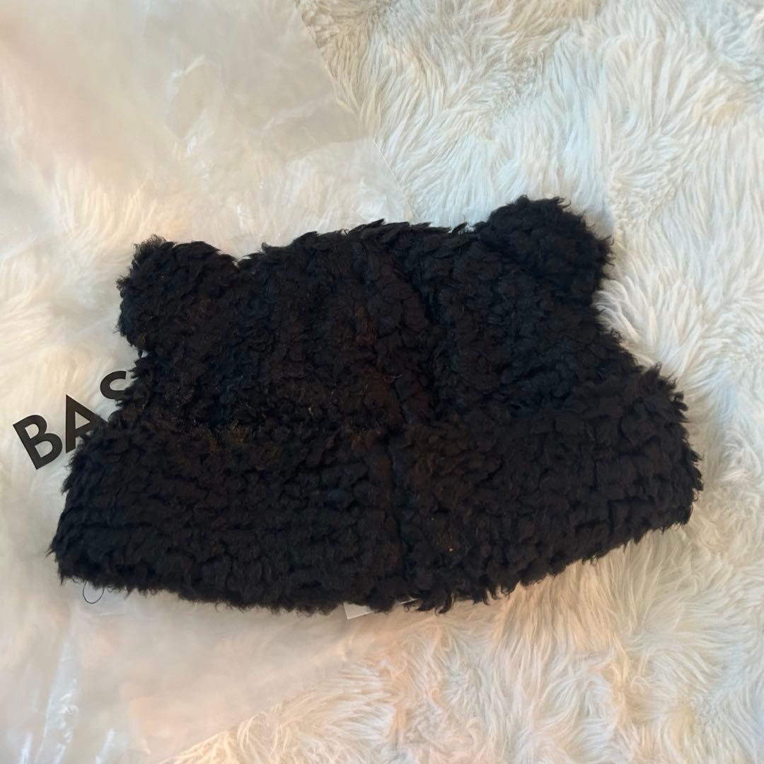 【新品】BASICKS Bear Beanie ブラック 25SS