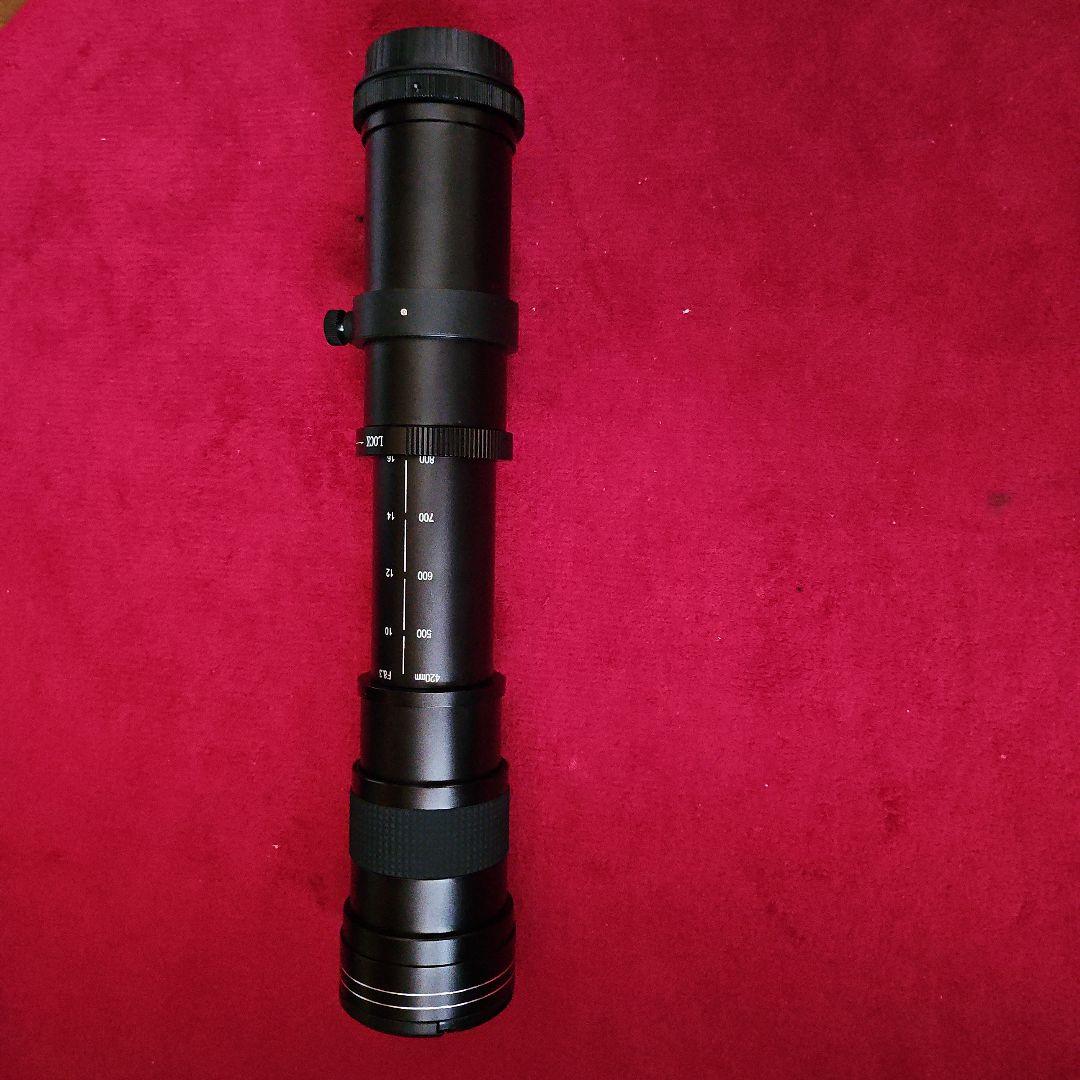 Canon EFマウント用 420ー800mm望遠レンズ黒