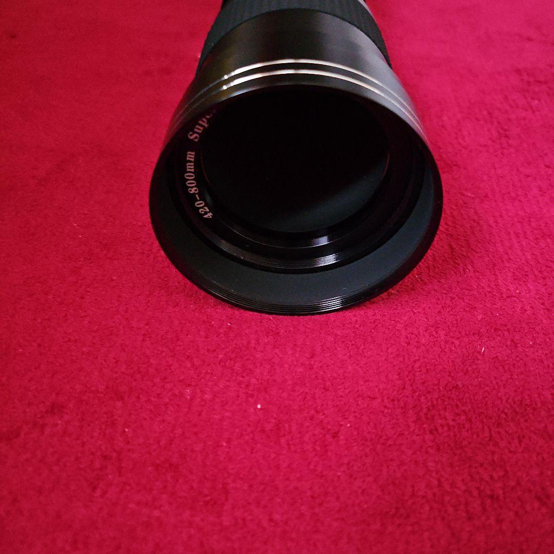 Canon EFマウント用 420ー800mm望遠レンズ黒