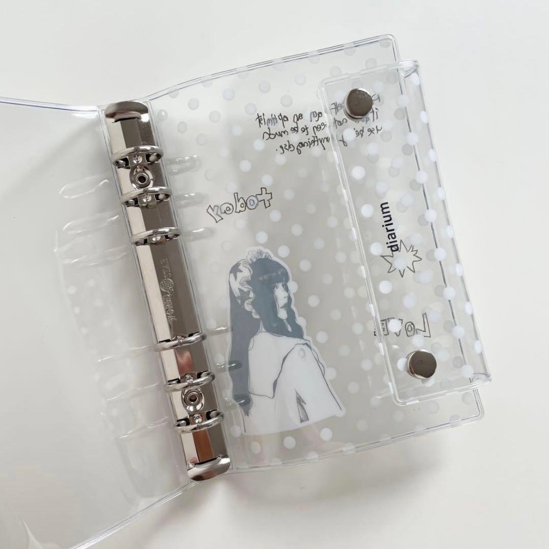 早い者勝　韓国　貯金　バインダー　カバー　A6 pvc diarium No.3