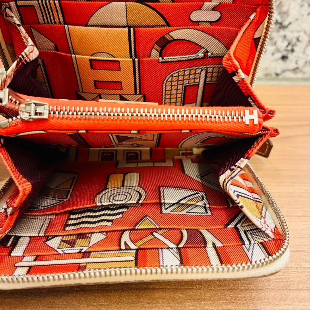 ⭐️美品⭐️ エルメス アザップシルクイン コンパクト A刻印 財布