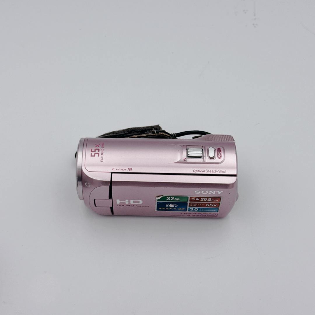【美品・人気色】SONY ハンディカム ビデオカメラ HDR-CX390 ピンク