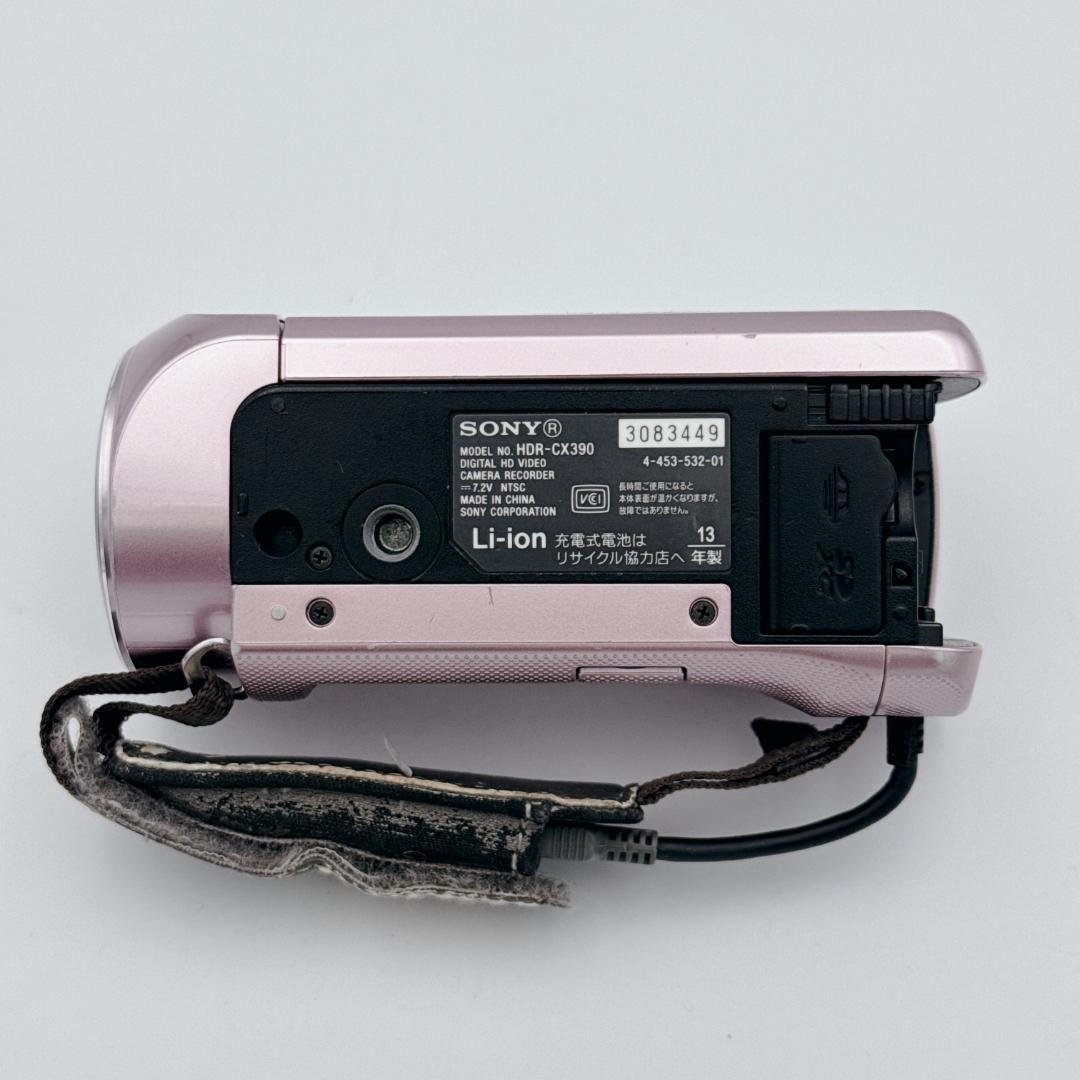 【美品・人気色】SONY ハンディカム ビデオカメラ HDR-CX390 ピンク