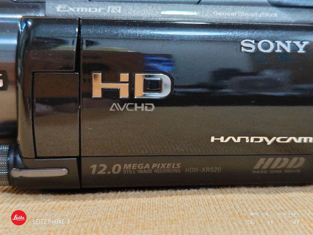 SONY HDR-XR520 HDビデオカメラ