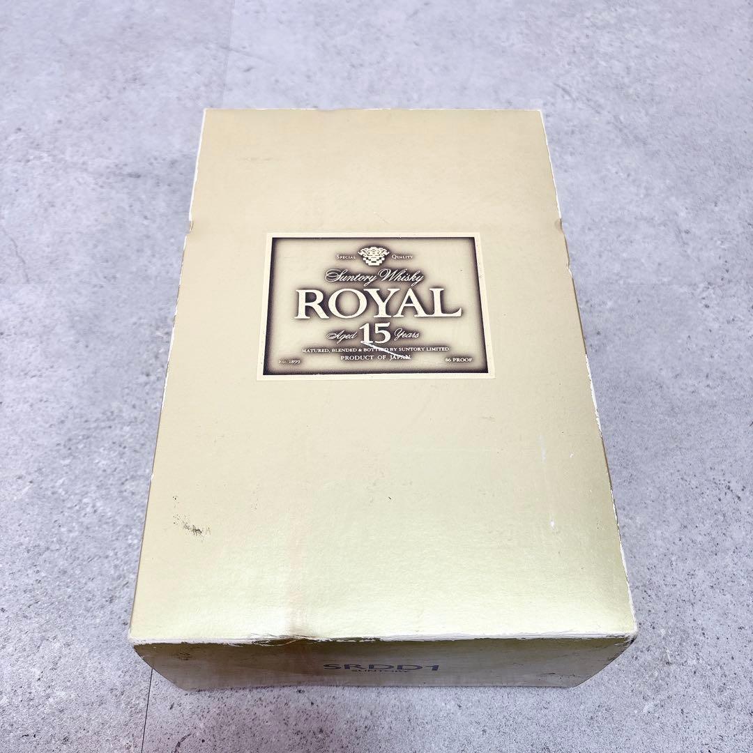 新品未開封 SUNTORY  サントリー ローヤル 15年 ゴールド