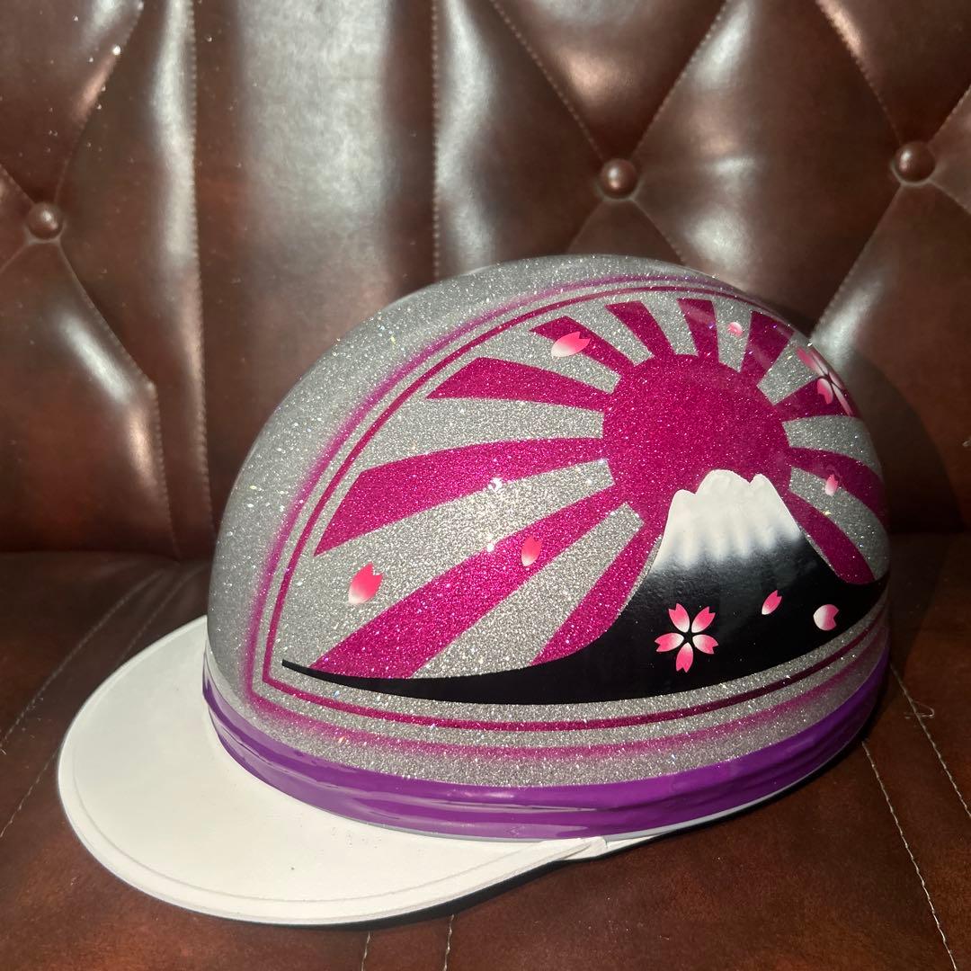 ラメラメ　　富士日照　桜　カスタムコルク半　三つボタン