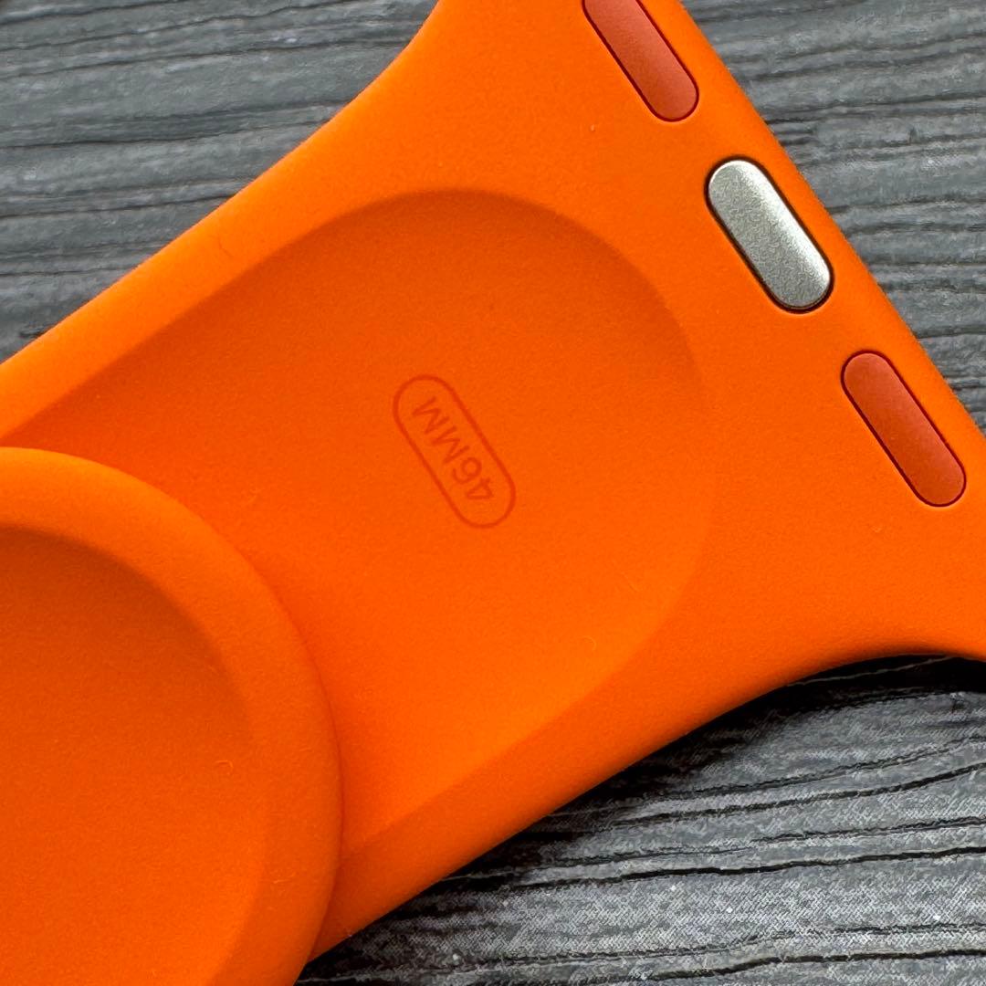 2794 未使用　Apple Watch エルメス　オレンジラバー　スポーツ