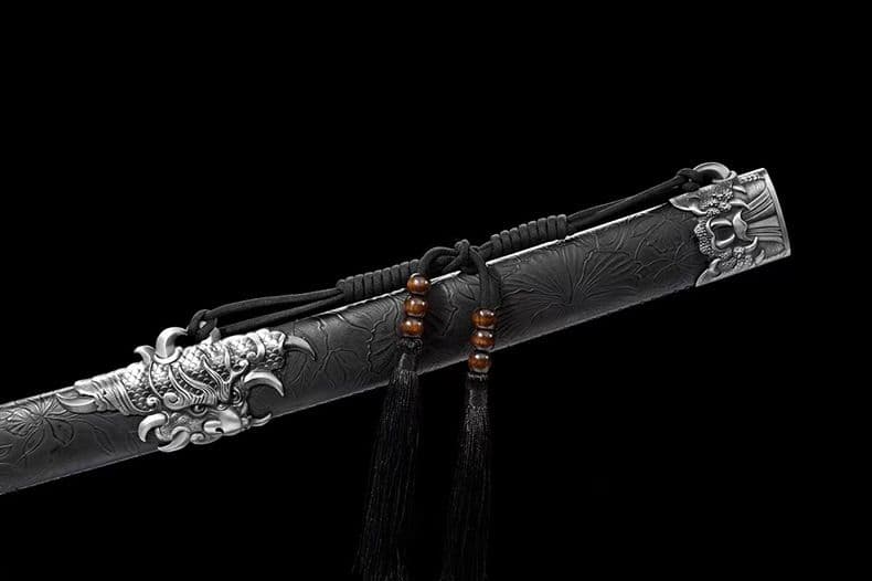 【瓦のパクリ】繍春刀 牛尾刀 苗刀 手鍛造打 鋼刀 冷兵器 古兵器 武具 両手刀