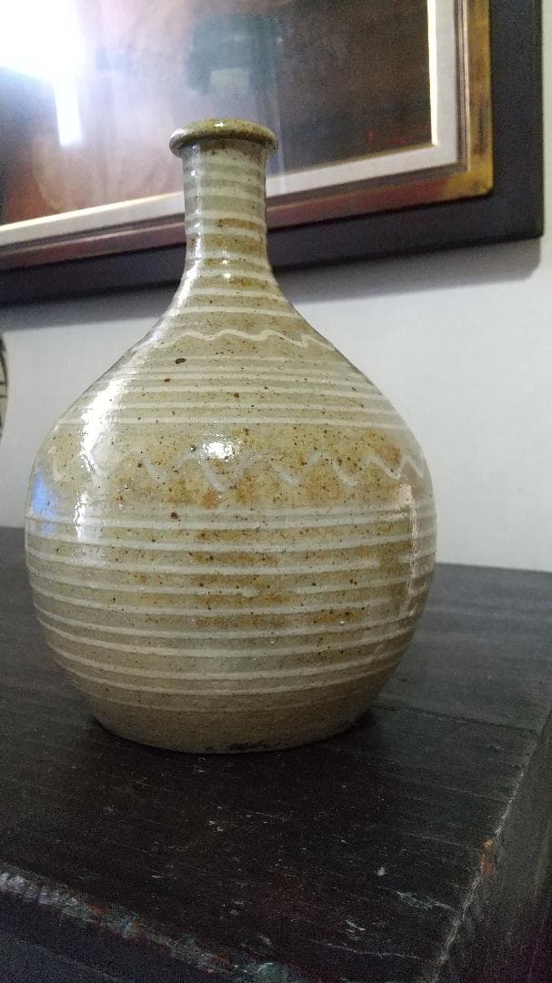 古丹波　エヘン徳利　柔らか仕上げの酒徳利