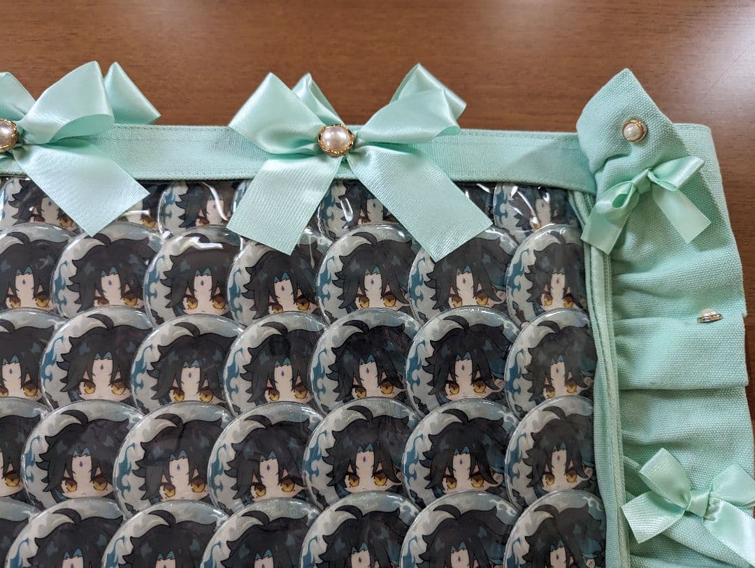 原神　魈　痛バ　痛バッグ　アパレル購入特典缶バッジ　痛バック缶バッチ白バージョン