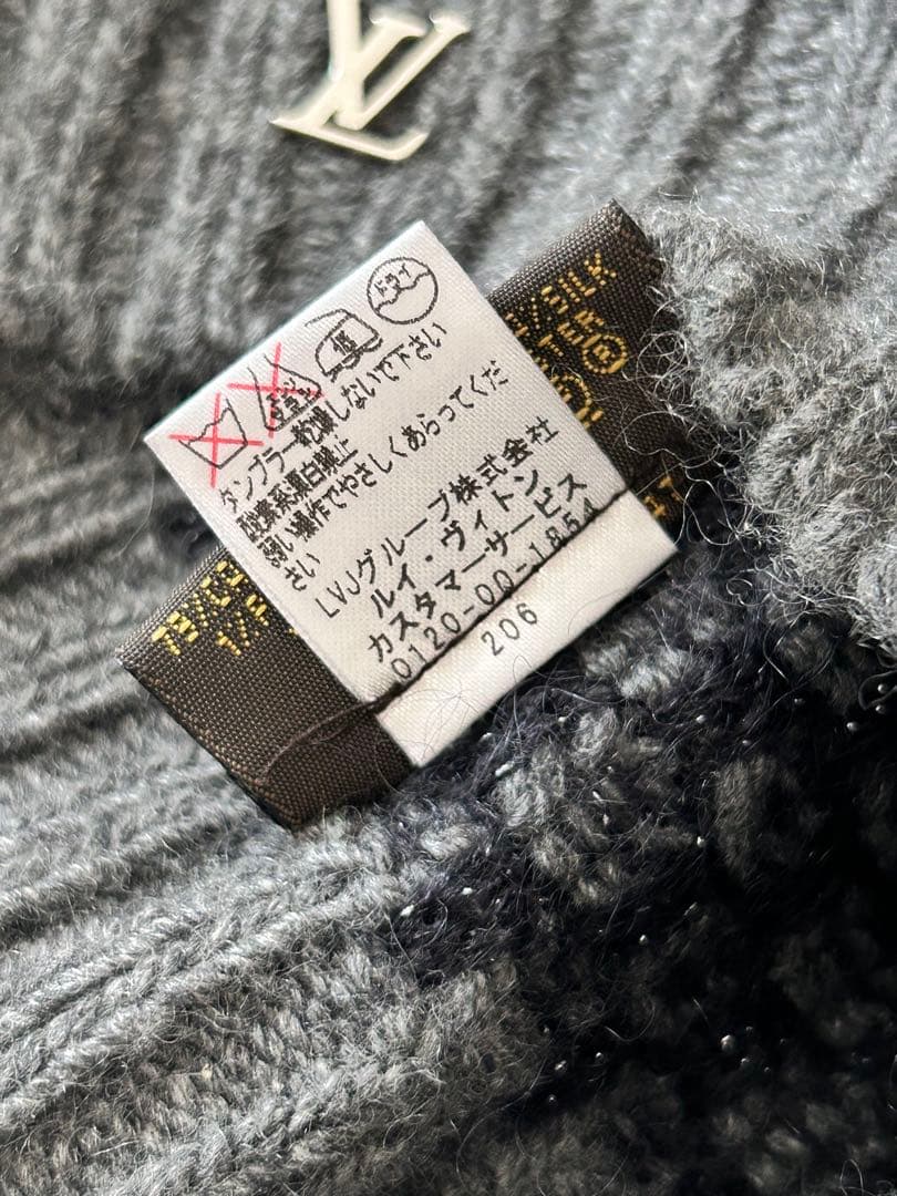 美品 Louis Vuitton ニット帽子 ビーニー
