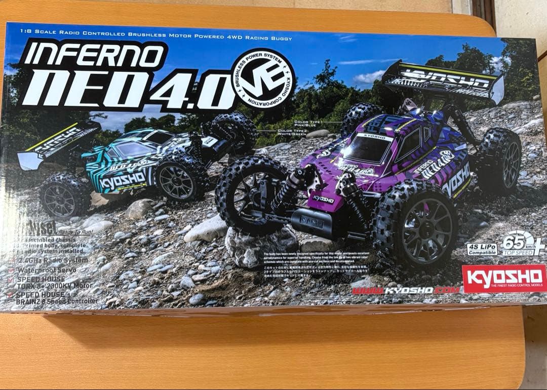 【新品】京商 1/8EP インファーノ NEO 4.0 VE レディセット