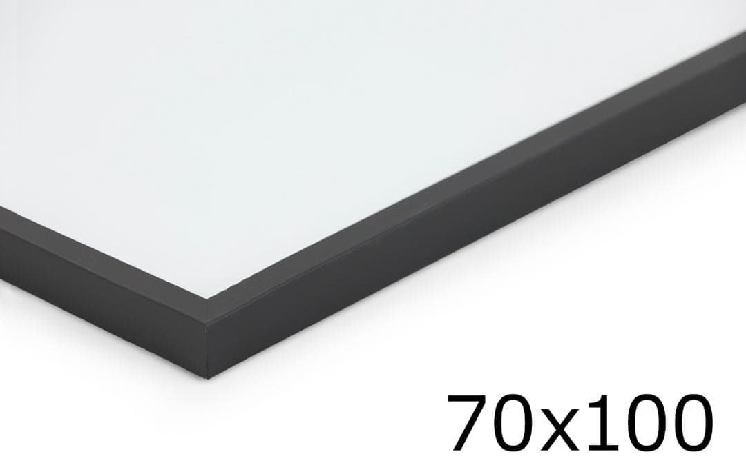 ポスターフレーム　天然木製　ブラック　70×100cm