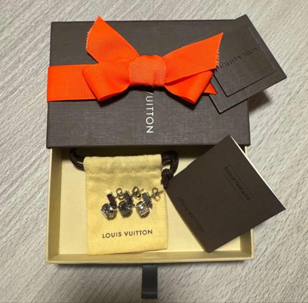 ルイ・ヴィトン ブークルドレイユ ギャンブル キューブピアス3点