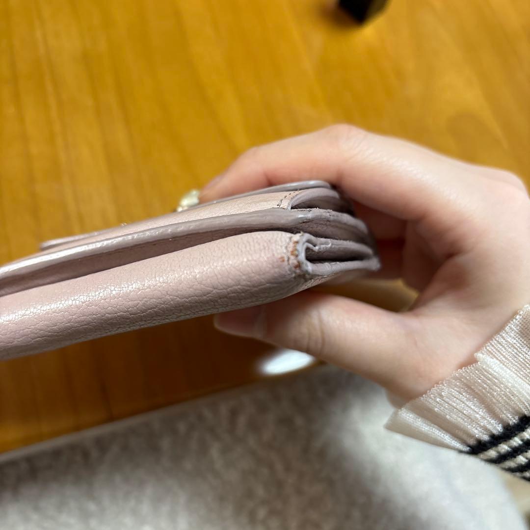 MIU MIU ミュウミュウ 三つ折り財布 マドラス 5MH021 2F3R