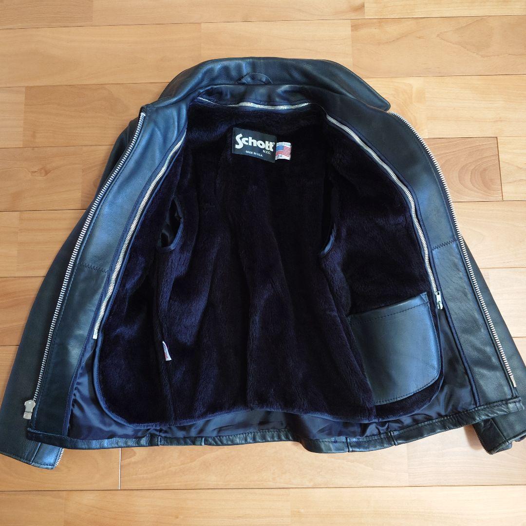 Schott 643 シングルライダースジャケット