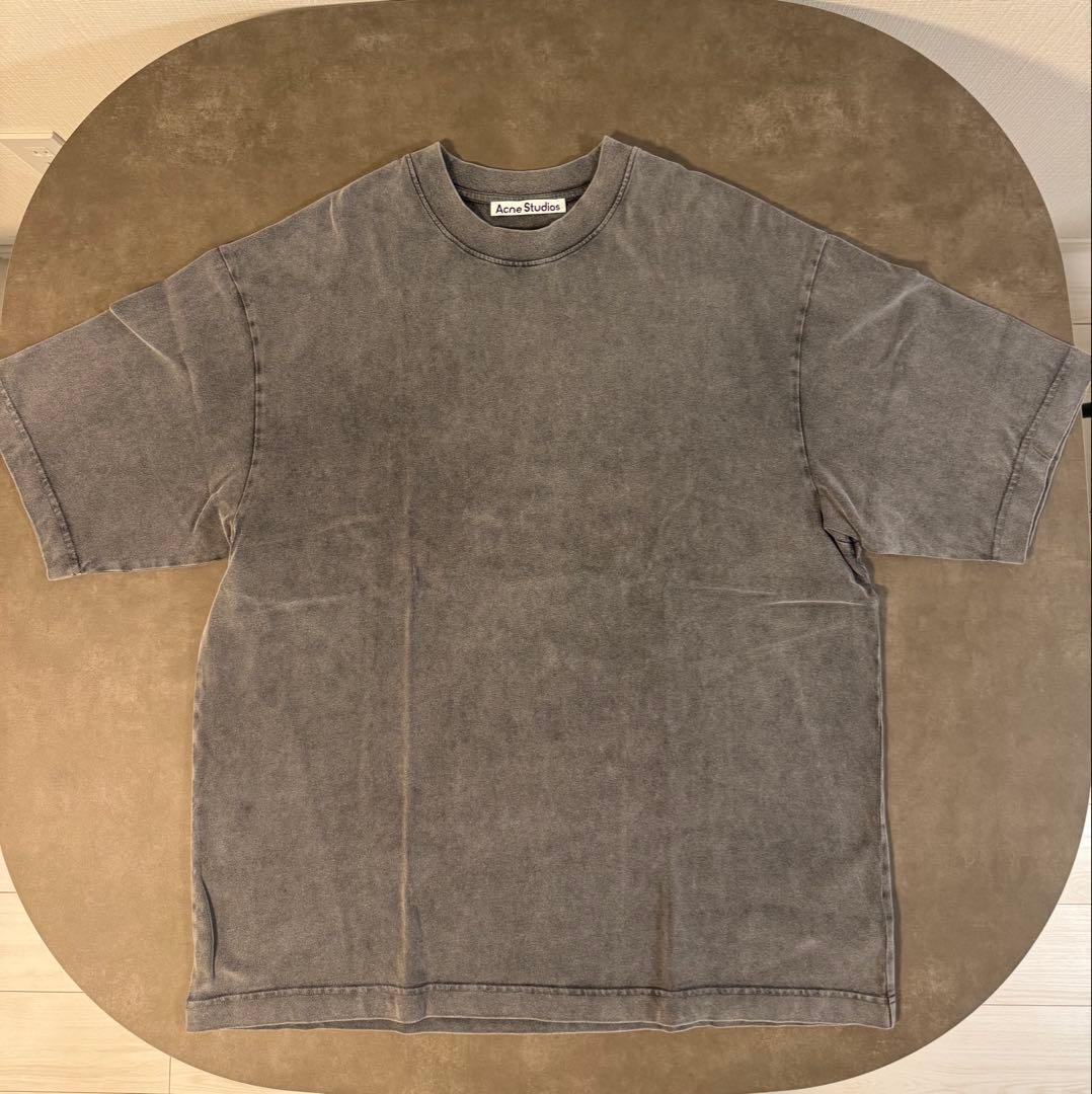25SS Acne Studios バックロゴパッチ used加工Tシャツ