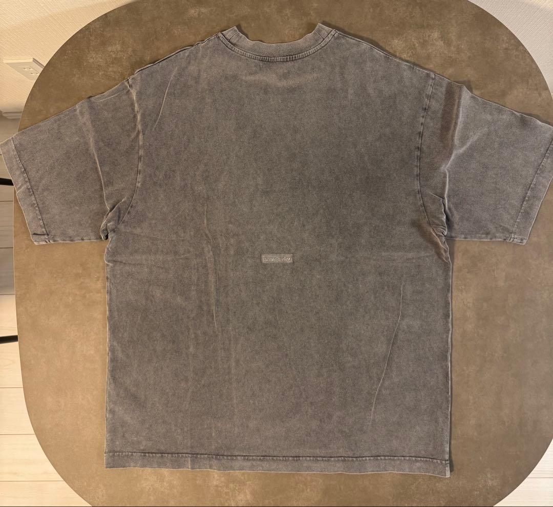 25SS Acne Studios バックロゴパッチ used加工Tシャツ