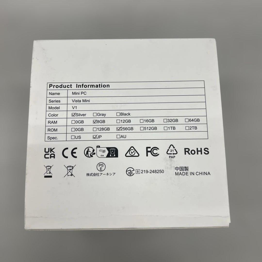 510486　ミニpc n150 8gb 256gb ssd 4K2画面