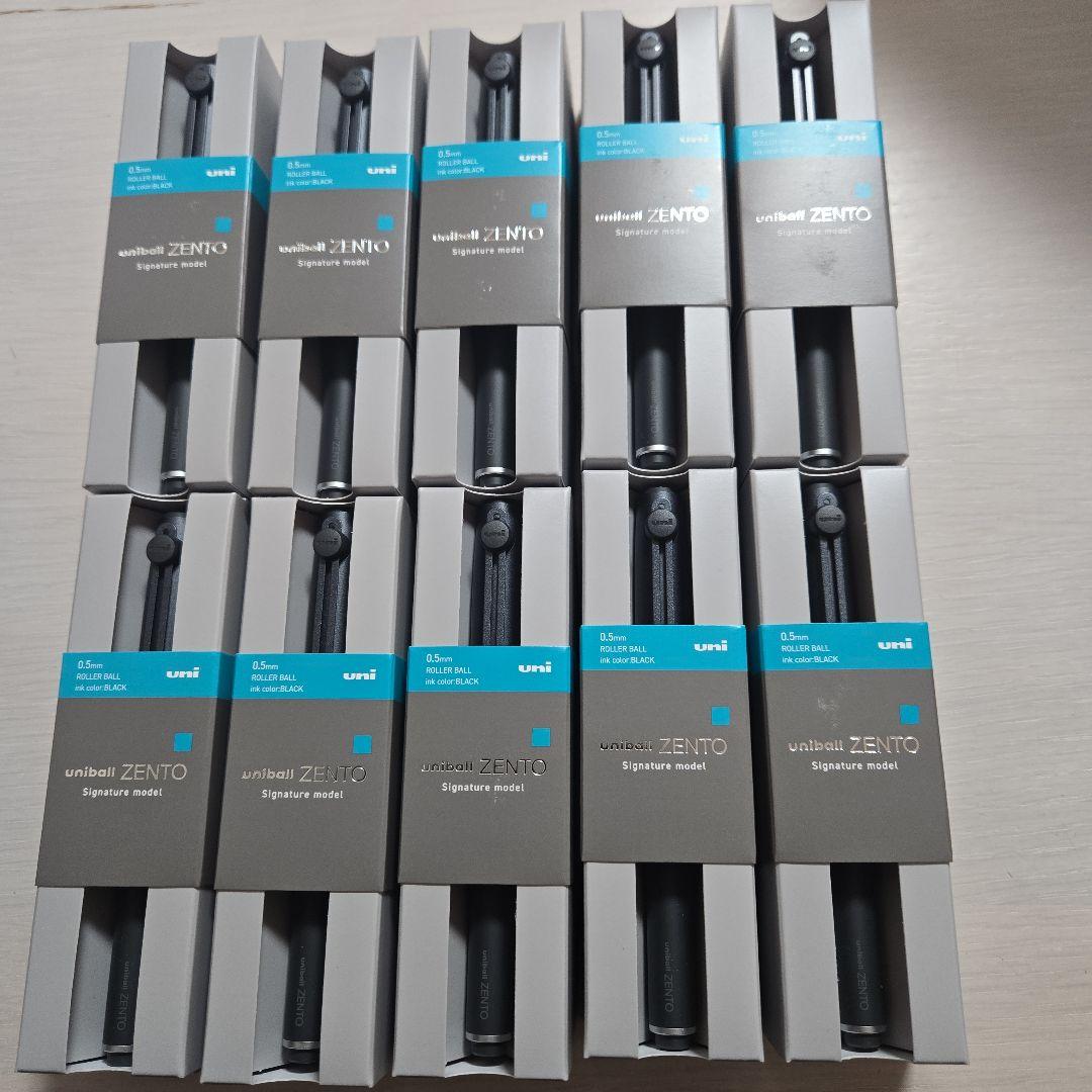ユニボールゼント uniball ZENTO シグニチャーモデル ブラック10本