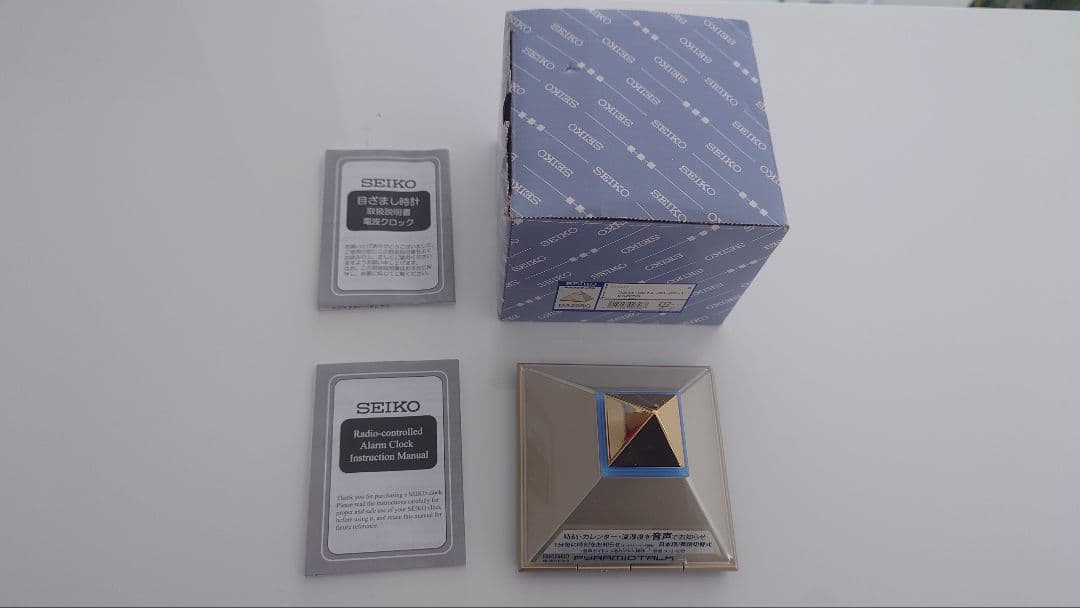 【稀少】SEIKO セイコーピラミッドトーク 電波時計