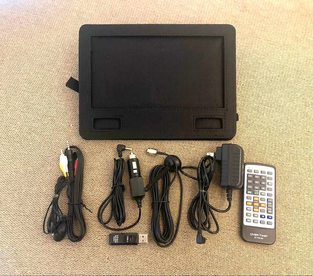 ポータブルDVDプレイヤー 10.1㌅ OT-TVD10G OVER TIME