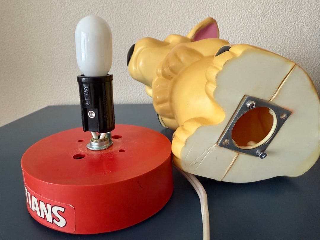 101匹わんちゃん ヴィンテージ 電気スタンド 動作確認 電球交換済み