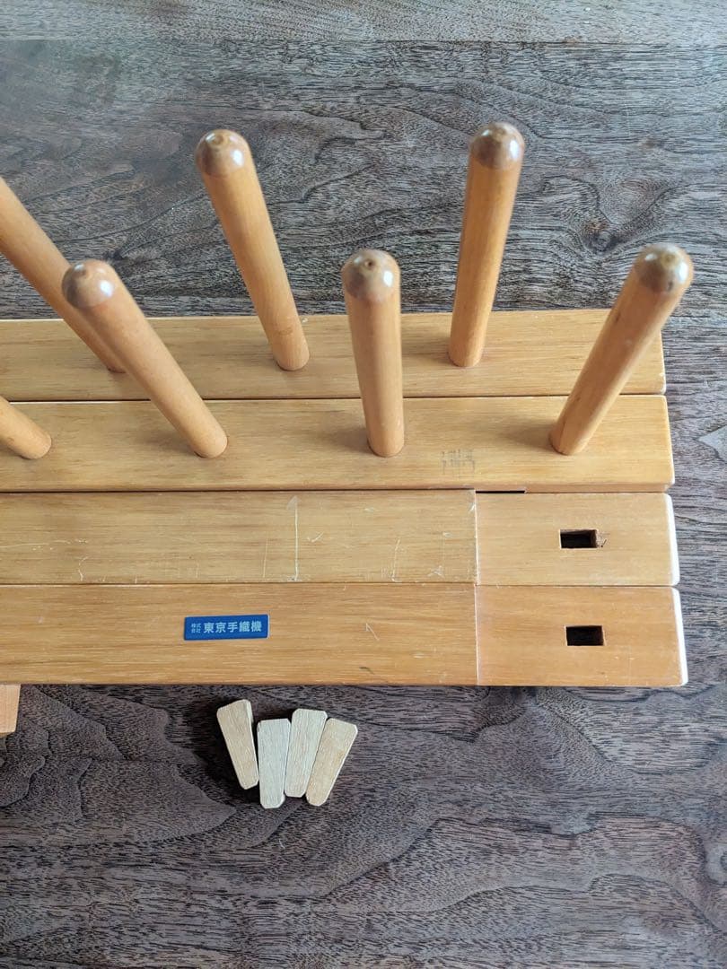 整経台　東京手織機　整経台Fー2号　織り機　道具