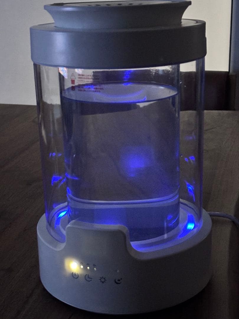 【新品】加湿器 スチーム式　大容量　3L 高温除菌　リモコン付き　白