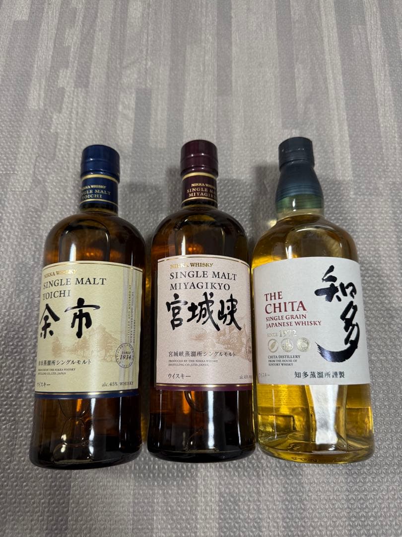 NIKKA WHISKY シングルモルトセット 宮城峡 余市　知多