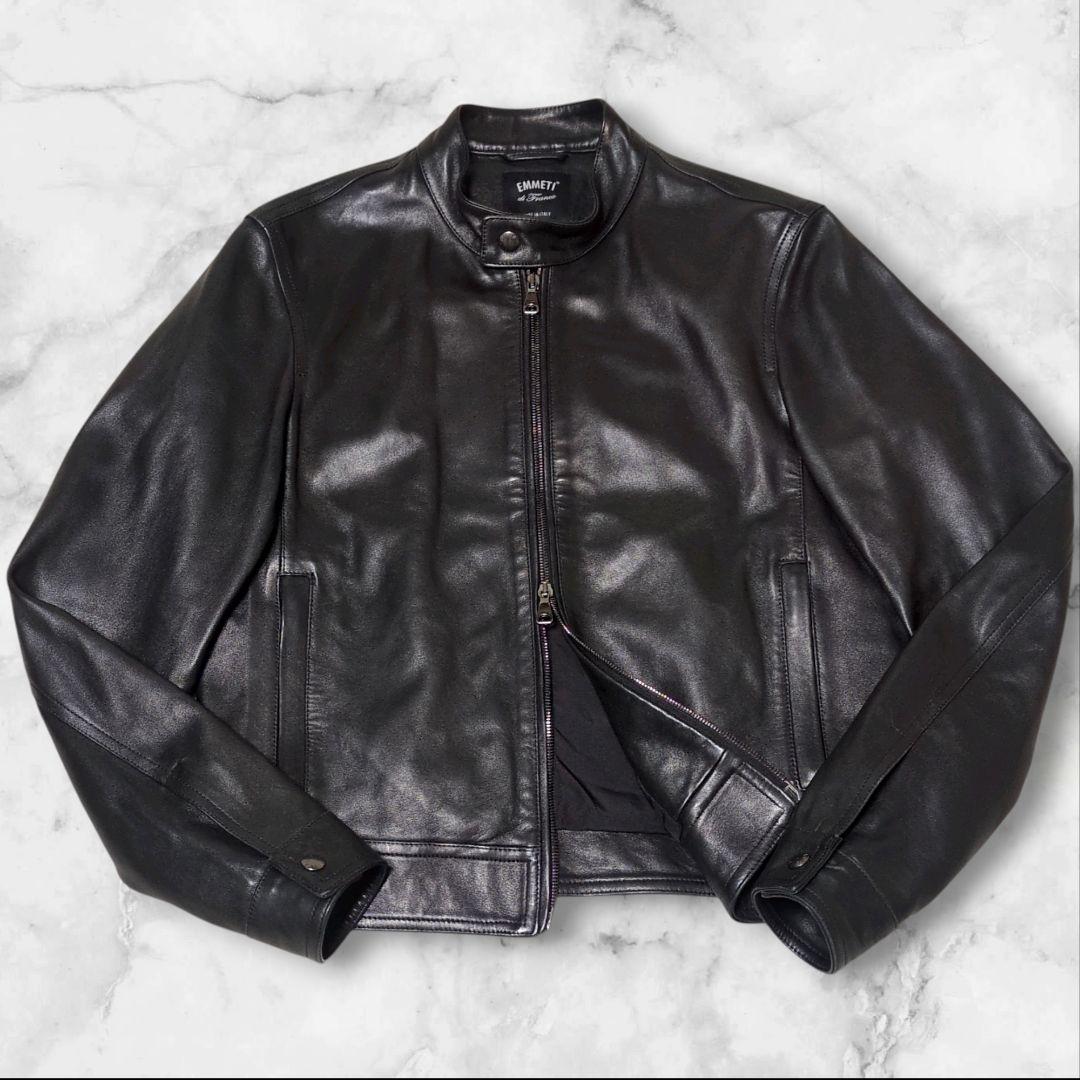 美品✨EMMETI JURI 最高級 シングルライダース 46 GIAPPONE