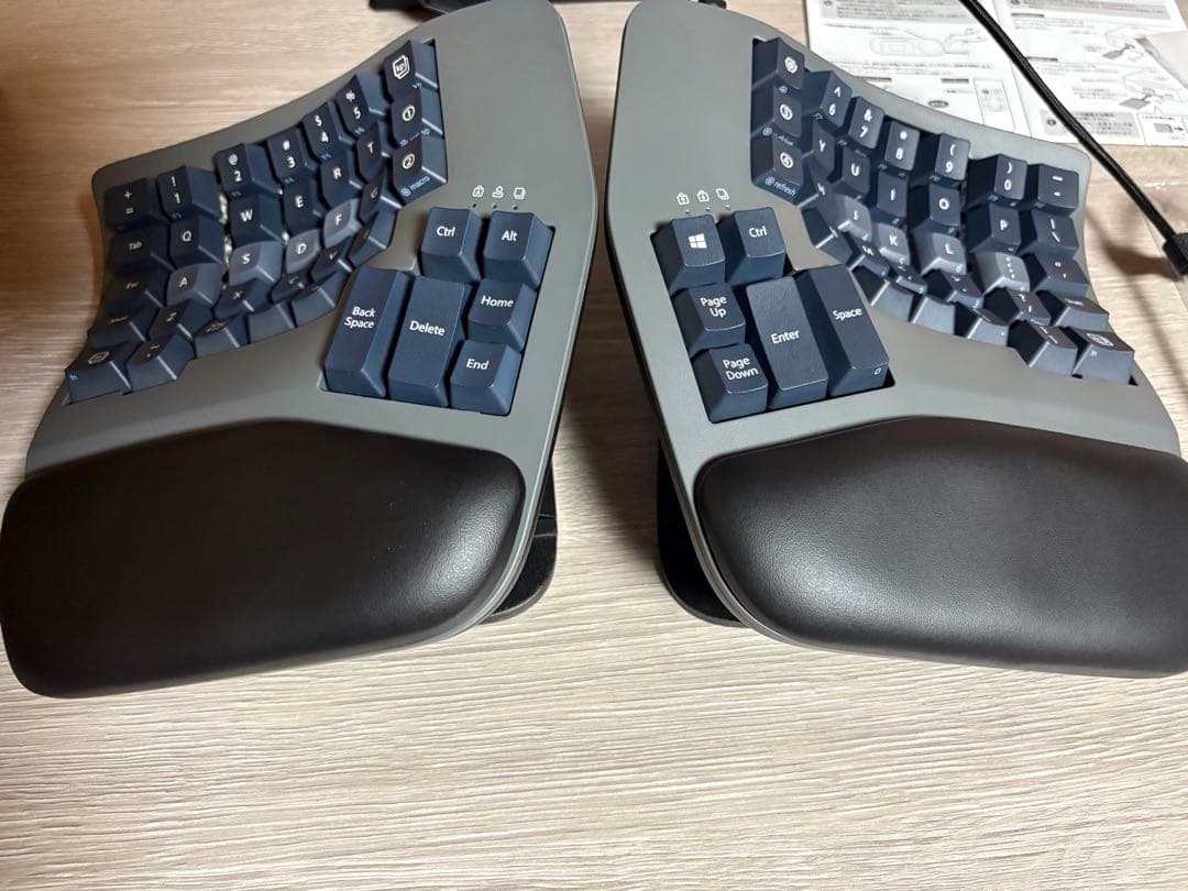 Kinesis Advantage 360 USB接続　静音赤軸 パームレスト付