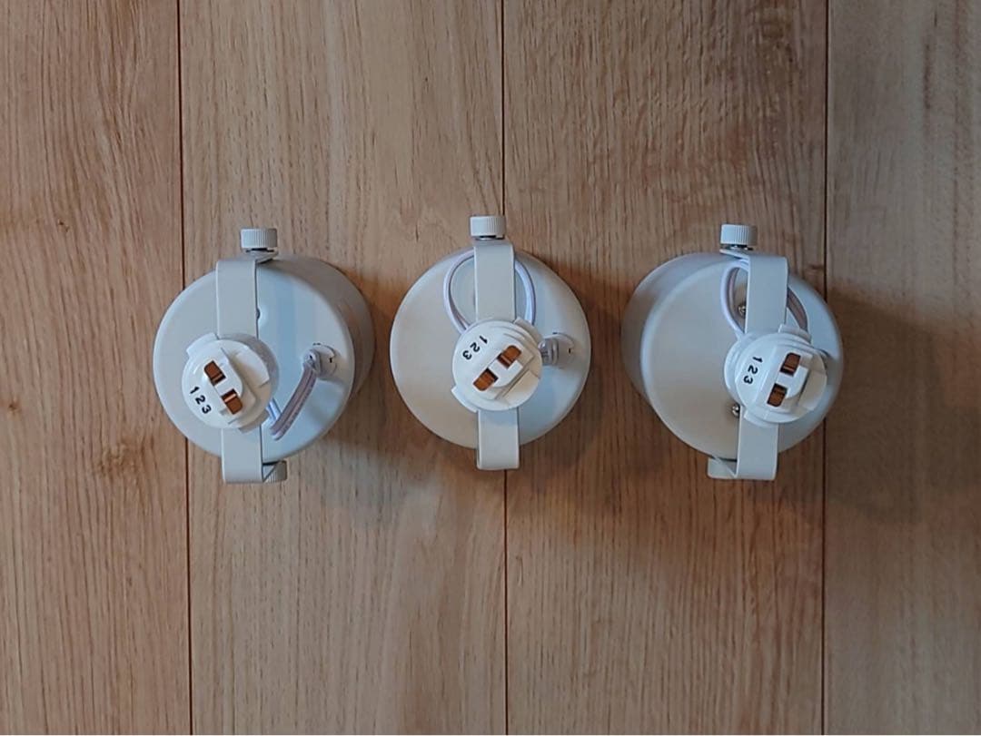 無印良品 システムライト本体　システムライト用ＬＥＤスポットライト大×3