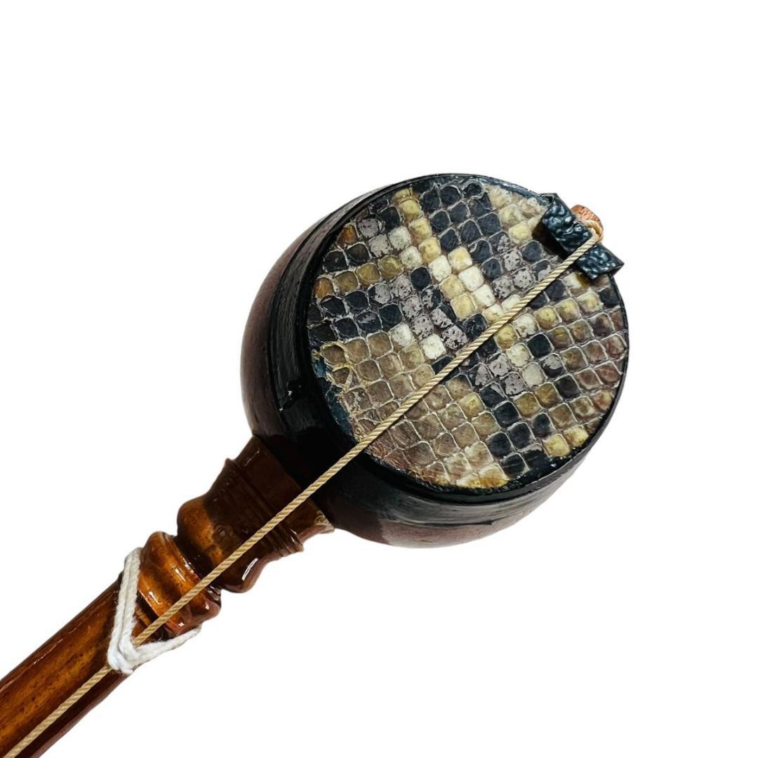 【希少】ソードゥアン　タイ　民族楽器　二胡系楽器 弦楽器 蛇皮