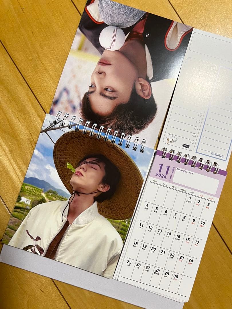 1780円最新ワンホーディー王鹤棣カレンダー 2025+2026年カレンダー①